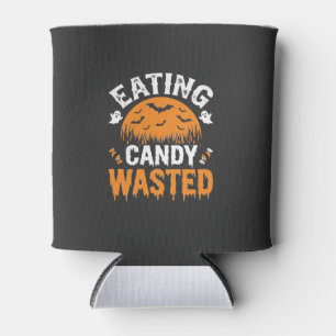 Rafraîchisseur Pour Canette Manger des bonbons gâché Halloween Design_1