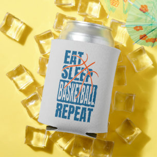 RAFRAÎCHISSEUR  POUR CANETTE MANGER SOMMEIL BASKETBALL RÉPÉTER