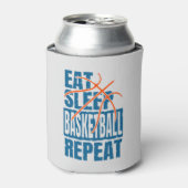 RAFRAÎCHISSEUR POUR CANETTE MANGER SOMMEIL BASKETBALL RÉPÉTER (Can devant)