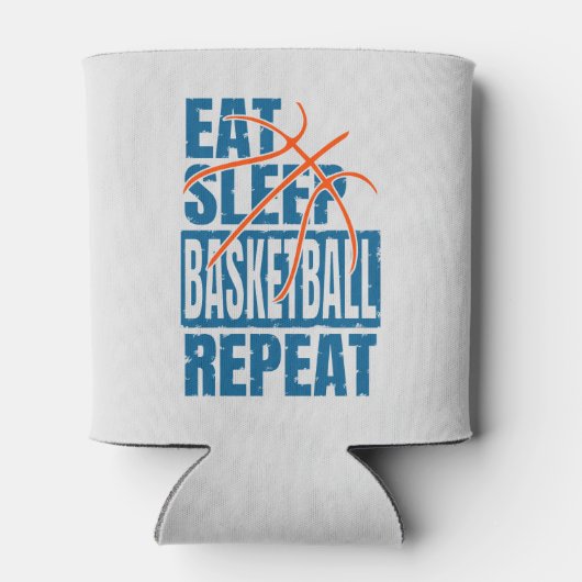 RAFRAÎCHISSEUR  POUR CANETTE MANGER SOMMEIL BASKETBALL RÉPÉTER (Dos)