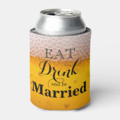 Rafraîchisseur Pour Canette Mangez Buvez et soyez mariés (Can devant)