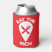 Rafraîchisseur Pour Canette Mangez Les Riches - Anti-Greed Can Cooler (Can devant)