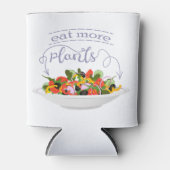 Rafraîchisseur Pour Canette Mangez plus de plantes frais motivation salade let (Devant)