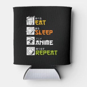 Rafraîchisseur Pour Canette Mangez Sleep Anime Répétez L'Idée Cadeau Cospla