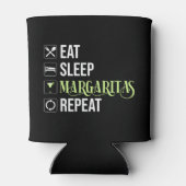 Rafraîchisseur Pour Canette Mangez Sleep Margaritas Répéter (Dos)