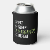 Rafraîchisseur Pour Canette Mangez Sleep Margaritas Répéter (Can Dos)