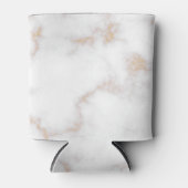 Rafraîchisseur Pour Canette Marbre blanc et or (Devant)