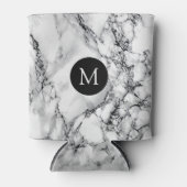 Rafraîchisseur Pour Canette Marbre blanc peut refroidir avec une lettre person (Devant)