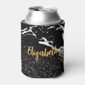 Rafraîchisseur Pour Canette Marbre noir/Parties scintillant noire (Can devant)