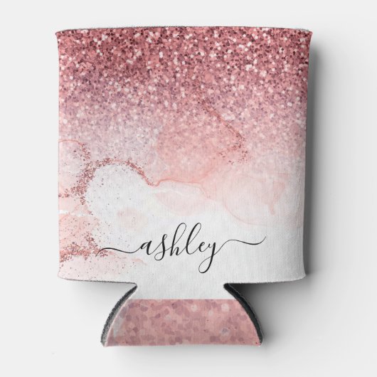 Rafraîchisseur Pour Canette Marbre rose Parties scintillant (Devant)