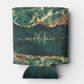 Rafraîchisseur Pour Canette Marbre vert et or (Dos)