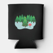 Rafraîchisseur Pour Canette Marché aux arbres de Noël (Devant)