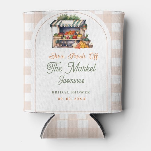 Rafraîchisseur Pour Canette Marché de producteurs fraîchement ouvert Shower de (Devant)