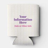 Rafraîchisseur Pour Canette Mardi Gras Arch dots, Galveston, Texas (Dos)