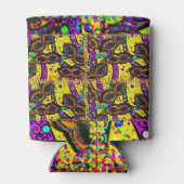 Rafraîchisseur Pour Canette Mardi Gras Art (Dos)