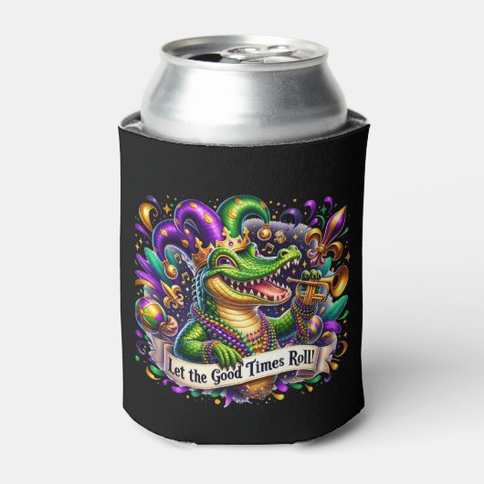 Rafraîchisseur Pour Canette Mardi Gras Can Cooler (Can devant)