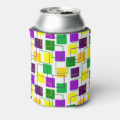 Rafraîchisseur Pour Canette Mardi Gras Carrés et grands titres (Can Dos)