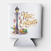 Rafraîchisseur Pour Canette Mardi Gras New Orleans illustration (Devant)
