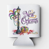 Rafraîchisseur Pour Canette Mardi Gras New Orleans illustration (Dos)
