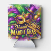 Rafraîchisseur Pour Canette Mardi Gras Peut Décor (Dos)