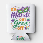 Rafraîchisseur Pour Canette Mardi Notre Fête De Mardi Gras Drôle (Dos)