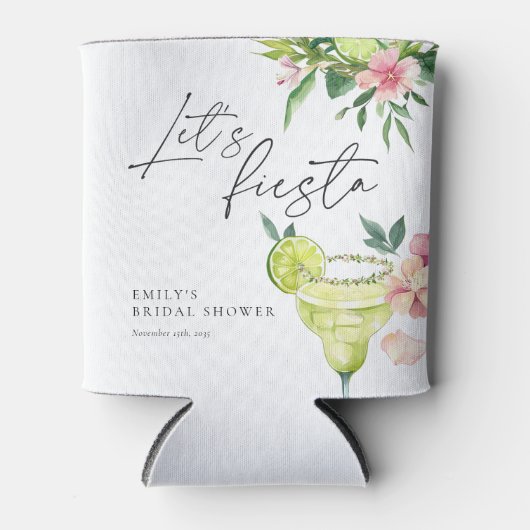 Rafraîchisseur Pour Canette Margarita Fête des mariées mexicaine Fiesta (Devant)