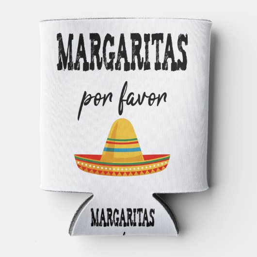 Rafraîchisseur Pour Canette Margaritas Por Favor Cinco De Mayo 2021 (Devant)
