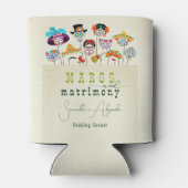 Rafraîchisseur Pour Canette Margs et mariage Fiesta mexicaine pour couples (Dos)