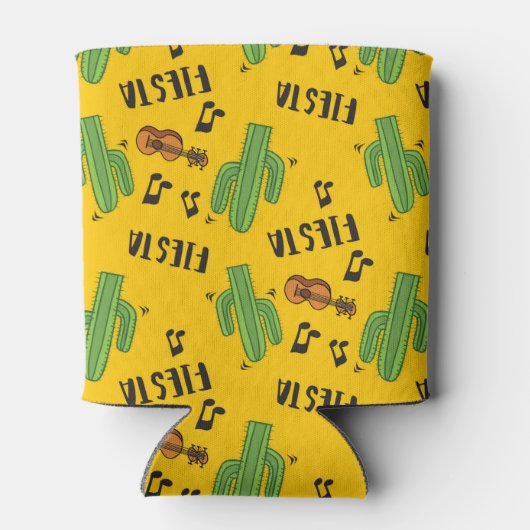 Rafraîchisseur Pour Canette Mariage à thème Fiesta (Dos)