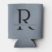 Rafraîchisseur Pour Canette Mariage bleu moderne peut refroidir/Coozie (Devant)