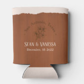 Rafraîchisseur Pour Canette Mariage Boho Terra Cotta (Dos)