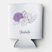 Rafraîchisseur Pour Canette Mariage botanique romantique violet et blanc (Devant)