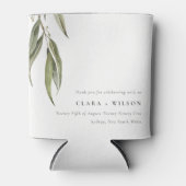 Rafraîchisseur Pour Canette Mariage botanique simple d'Eucalyptus (Devant)