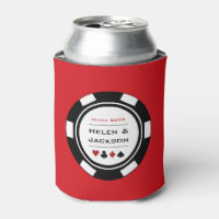 Mariage Casino Poker Chip Black White Red Vegas
