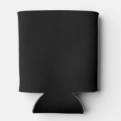 Rafraîchisseur Pour Canette Mariage classique noir minimal élégant (Dos)