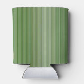 Rafraîchisseur Pour Canette Mariage classique vert floral sur mesure (Dos)