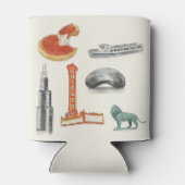 Rafraîchisseur Pour Canette Mariage de Chicago (Dos)