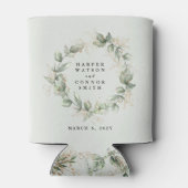 Rafraîchisseur Pour Canette Mariage de couronne d'or moderne (Dos)