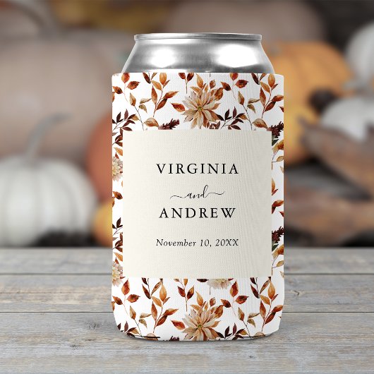 Rafraîchisseur Pour Canette Mariage de Fleur sauvage Boho rustique Can Cooler
