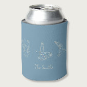 Rafraîchisseur Pour Canette Mariage de la Nouvelle-Angleterre