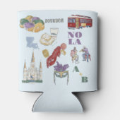 Rafraîchisseur Pour Canette Mariage de la Nouvelle-Orléans (Dos)