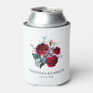 Rafraîchisseur Pour Canette Mariage de la Rose rouge de Bourgogne