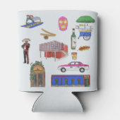 Rafraîchisseur Pour Canette Mariage de Mexico (Dos)