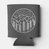 Rafraîchisseur Pour Canette Mariage de montagne botanique | Charcharbon (Dos)