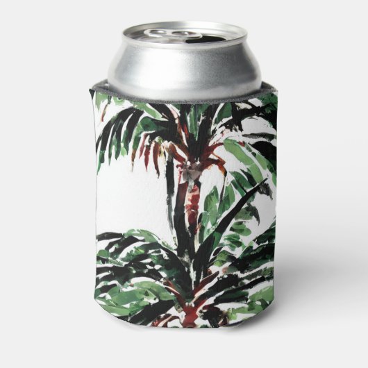 Rafraîchisseur Pour Canette Mariage de plage de palmiers peints rustiques (Can Dos)