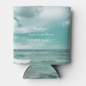 Rafraîchisseur Pour Canette Mariage de plage élégant Starfish Personnalisé (Devant)