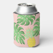 Rafraîchisseur Pour Canette Mariage de plage verte à l'ananas feuille tropical (Can Dos)