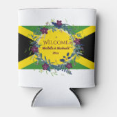 Rafraîchisseur Pour Canette Mariage d'indicateur Jamaïque personnalisé (Devant)