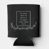 Rafraîchisseur Pour Canette Mariage du crâne royal (Dos)