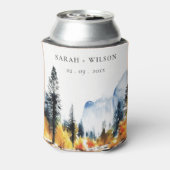 Rafraîchisseur Pour Canette Mariage du paysage hivernal de la rivière Mountain (Can Dos)